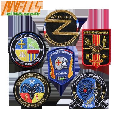 China Velcro Backing Tactical Military Patch Embroidered Applique for sale