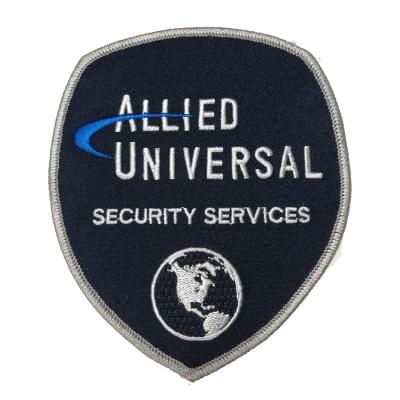 China Velcro Hook Velcro Backing Iron On Custom Embroidered Patches for sale