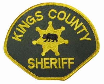 China KINGS COUNTY Felt Background Twill Embroidered Patch 7C For Jacket for sale