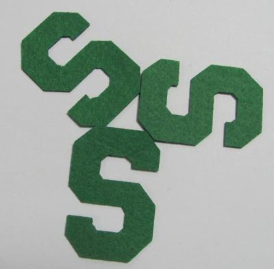 Chine Lettres auto-adhésives de 3M Sticker Embroidery Alphabet de correction de broderie de couleur multi à vendre