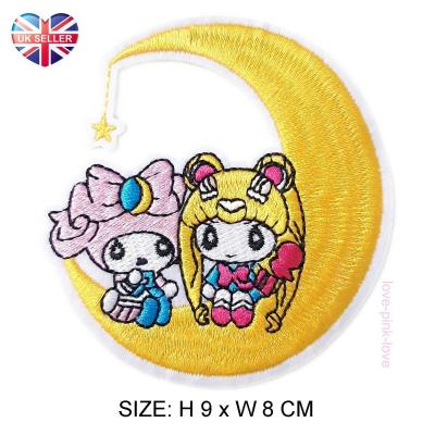 China Mi hierro de Melody Sailor Moon Embroidered Applique cose en insignia del remiendo en venta