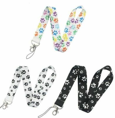 China Eco Friendly Logo Printed Lanyard 900x25mm PMS Color Metal Hook for sale