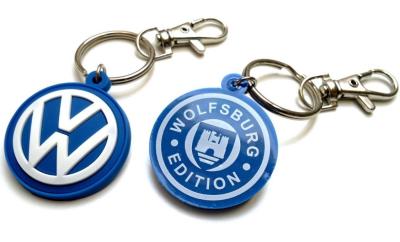 China Rubber Keychain for VW Golf GTI PVC key fob Keyring fits: Volkswagen VR6 G60 R32 for sale