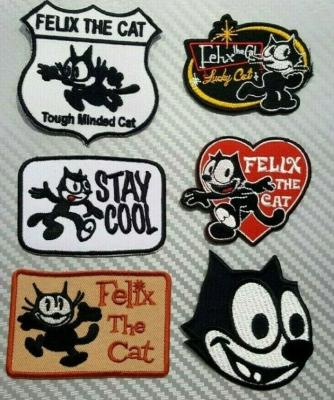 China Kids Cartoon Movie Iron On Embroidered Patch Merrow Border Twill Fabric for sale