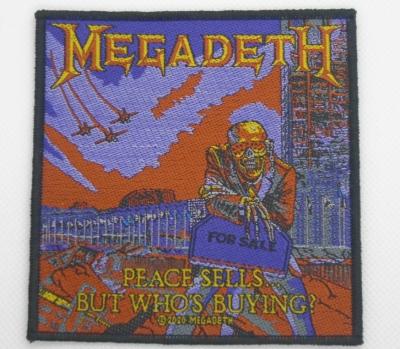 Китай MEGADETH PEACE SELLS BUT WHO'S BUYING? WOVEN PATCH продается