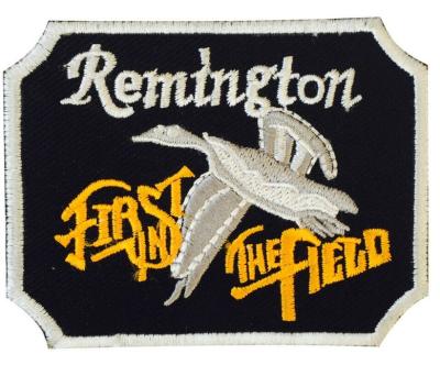 China Remington Fire Arms Embroidery Iron On Patch Badge For Clothes 9x6cm for sale