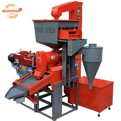 China 18HP Diesel Engine Small Rice Mill Machine 650kg Per Hour for sale