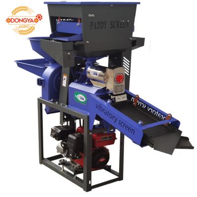 China Gasoline Type 4 In 1 Combined Rice Mill Machine 7.0HP Paddy Husking Machine for sale