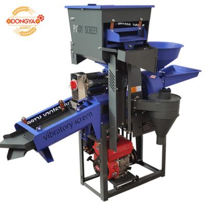 China 7.0hp Gasoline Type 4 In 1 Combined Rice Mill Machine 160kg/H for sale