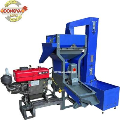 China 18 PS Dieselmotor kommerzielle Reismühle Maschine 550 kg pro Stunde zu verkaufen