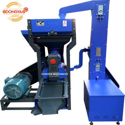 China 15hp  fine bran Vibratory  Rice Mill Machine With Loading Lifter 600KG per hour for sale