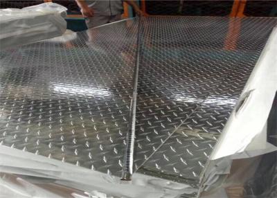 China Placa de aluminio de la pisada del diamante del resbalón anti en venta