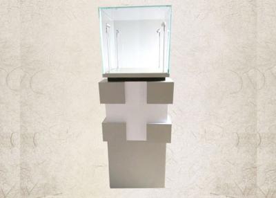 China Multi Functional Custom Glass Display Cases Fully Assembled Structure For Shopping Mall for sale