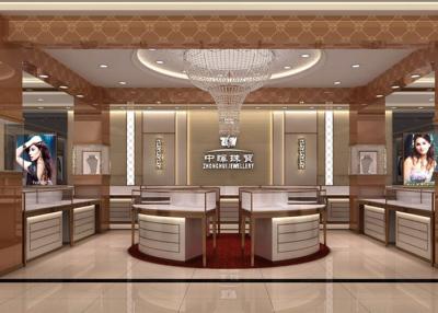 China Modular Island Jewelry Retail Glass Display Cases / Jewelry Store Display Cases for sale