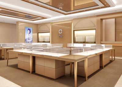 China Contemporary Jewelry Product Showroom Display Cases With Pre - Assembled Structure for sale