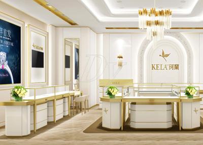 China Jewellery Showroom Furniture / Custom Display Cases Professional 3D Design for sale