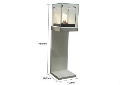 China Museum Custom Glass Display Cases / Pedestal Display Stand Pre - assembled Structure for sale