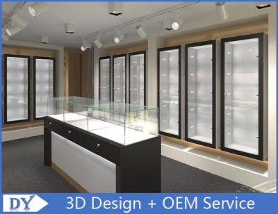China Modern Attractitve Showroom Display Cases for Jewellery Showroom Pre - Assembly for sale
