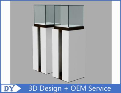 China OEM Fashion Practical Jewelry Display Cases For Trade Shows Semi - Gloss White for sale