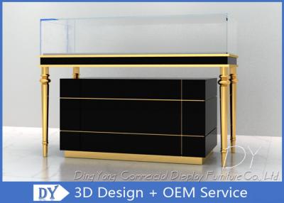 China OEM Jewelry Showcase Display Pull - Out Drawers With Lights And Locks for sale