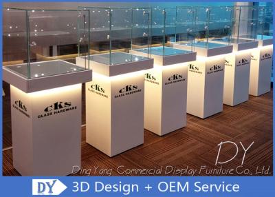 China Custom Jewellery Shop Display Cabinet / Middle Standing Jewelry Display Showcase for sale