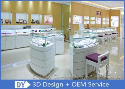 China Attractive Jewellery Counter Display / Gold Shop Counter Design for sale