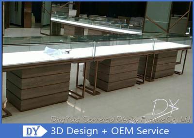China One Stop Service Modern Jewellery Shop Furniture With Lighting / Locks for sale