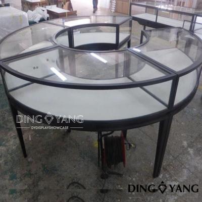 China Vintage Round 1450x550x950mm Jewellery Shop Showcase for sale