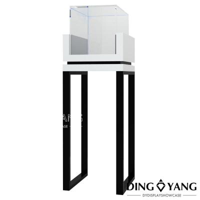 China Stain Steel Pedestal Display Case for sale