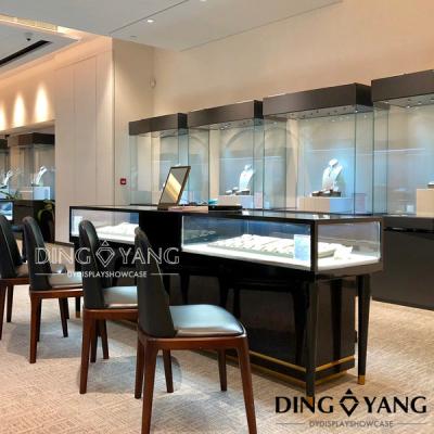 China Custom MDF Jewellery Shop Display Cabinets for sale