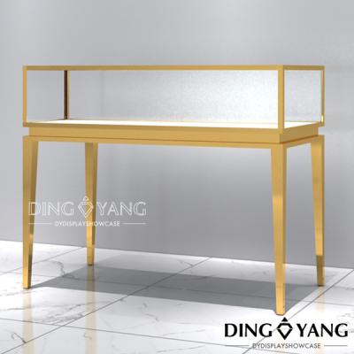 China Estilo de diseño práctico Tienda de joyería Muebles de joyería de oro Muebles de mostrador en venta