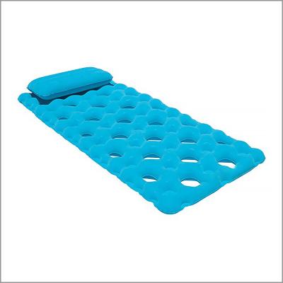 China Buoyant Inflatable Pool Mattress Safe Stable Double Layer Strong Strength for sale