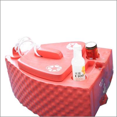 China Hard Plastic Floating Beer Cooler Lightweight Non Absorption for sale