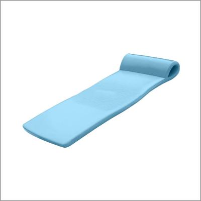 China Ultra Eva Foam Pool Floats Lounge Water Raft Mat Blue Color for sale