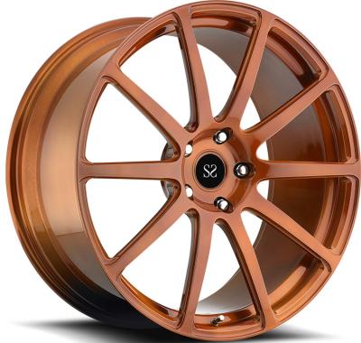 China Bronze Customized 1PC Alloy Forged Rims 22X9.5 And 22X10.5 For Chevrolet Camaro for sale