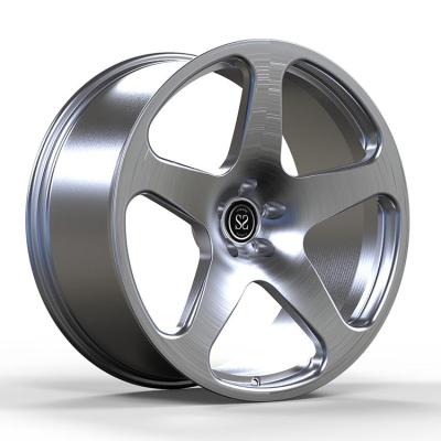 China Grey Brushed 1 Piece Forged Monoblock Rims 9.5Jx21 ET31 5x112 For Audi Q7 for sale