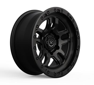 China 17X7 4X4 Rims Forged Car Wheels Off Road Matte Black For Toyota 4runner for sale