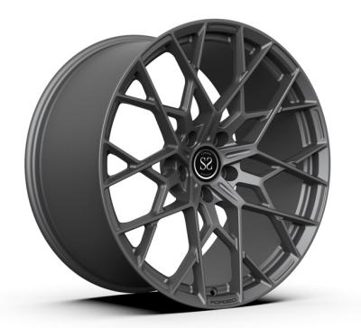 China Matte Black Rims forjado Monoblock 22inch 22x10.5 22x11.5 escalonó las ruedas de encargo de Porsche Cayenne en venta