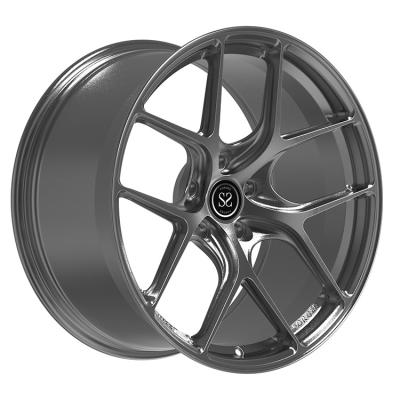 China Aluminum Alloy 1PC Forged Rims Gun Metal Custom 17” 18“ 19” For FORESTER for sale