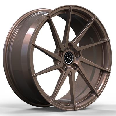 China BMW M4 F82 20X9.5 And 11.5 Custom Gloss Bronze Forged Aluminum Alloy Rims for sale