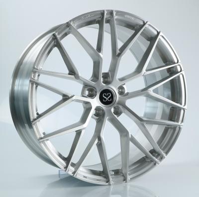 China 21 Inch Deep Concave Monoblock Forged BMW X5 Wheels Stain Brushed Finish for sale