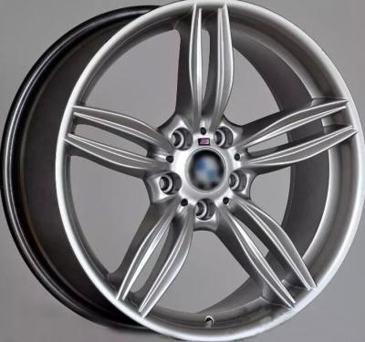China Staggered Rims Customized Car Rims  For BMW 535i / Hyper Silver 19