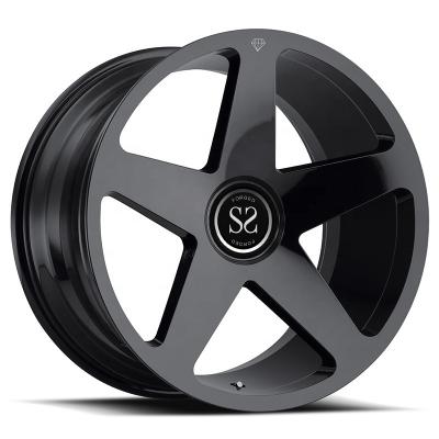 China 19inch customize 1 piece forged monoblock alloy spoke wheels rims for sale