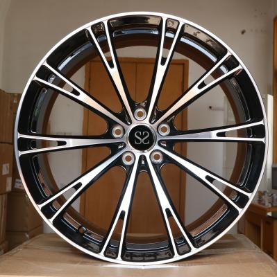 China custom for audi forged replica 1 piece forged machine face aluminum alloy wheels rims for sale