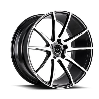 China aluminio negro del borde de la rueda de coche de la aleación 18 19 20 21 espacios en blanco de la rueda de 22 pulgadas en venta