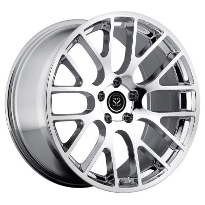 China alloy wheel 17 19 20 inch black machine face polish forged rim from china for sale