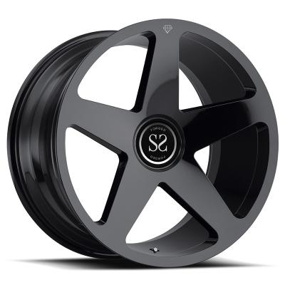 China forged off road 4x4 5x114.3 matte black aluminium wheels rims alloy rim for sale