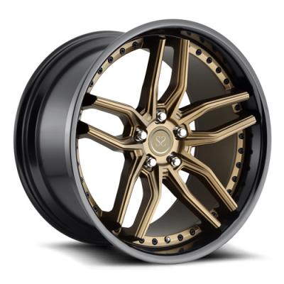 China 18-22 inch custom 2 piece forged deep lip concave wheels rim for luxury car for sale