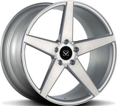 China 1- Piece Forged Wheel Custom Gloss Black 1-PC  20 21Inch Alloy Rims For Mercedes E350 5x112 for sale