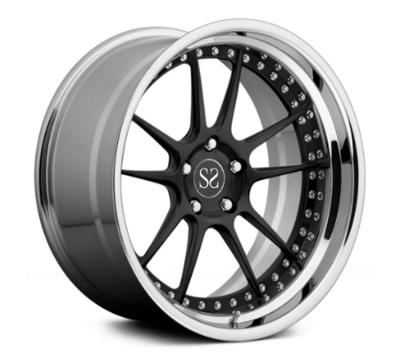 China TUV Standard 20inch 2-PC Forged Alloy Rims For MERCEDES-BENZ Bolt Pattern 5x112 for sale